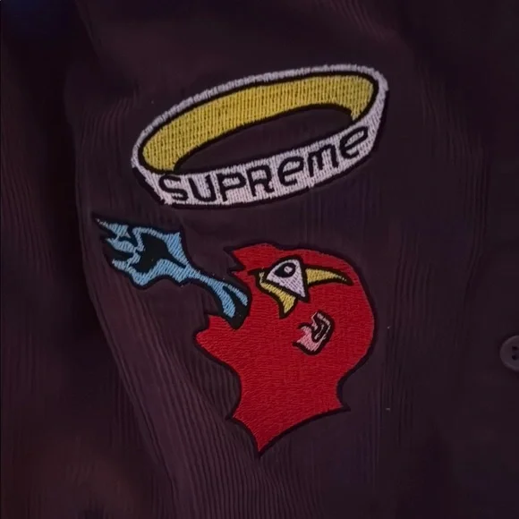 Supreme Purple Corduroy Shirt - Picture 2 of 5